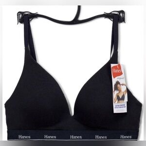 Hanes Originals Cotton Contour Stretch Convertible Racerback Straps Size XL New!